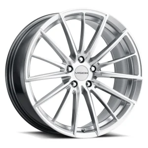 Vision Wheel Street Designs – 473 AXIS – Silver – 16″x7.5″ 34mm – Summer Wheels – 473-6790HSMF34
